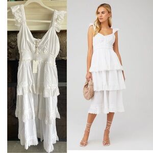 NWT Cleobella Amora Smocked Midi Dress
